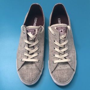 Converse Sneakers All Star Dainty Sparkle Knit Ox Deep Bordeaux Athletic Size 9
